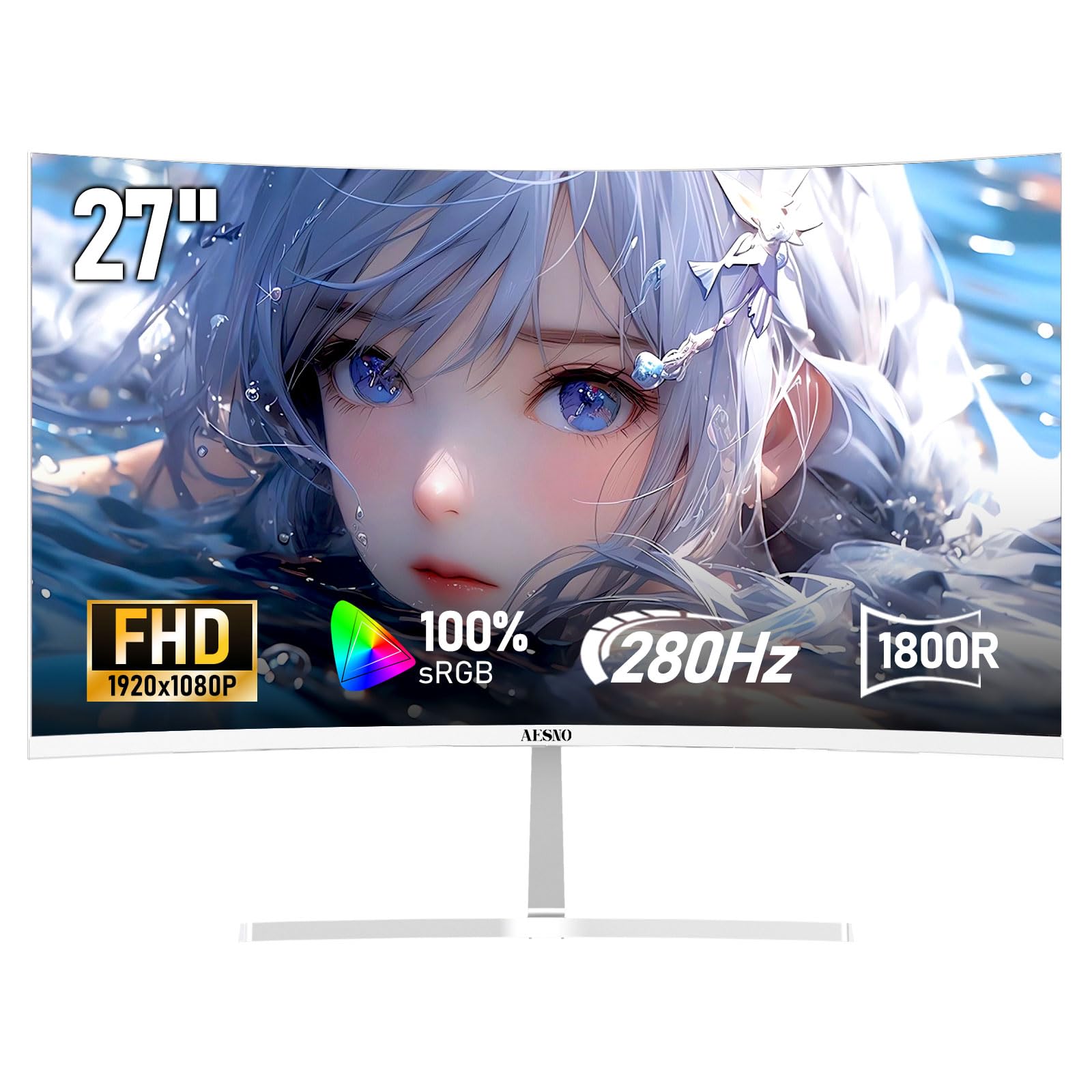 【美品】AESNO 27インチ フルHD ゲーミングモニター 240Hz Amazon.co.jp: AESNO 27 インチ コンピュータ モニター QHD (2560x1440